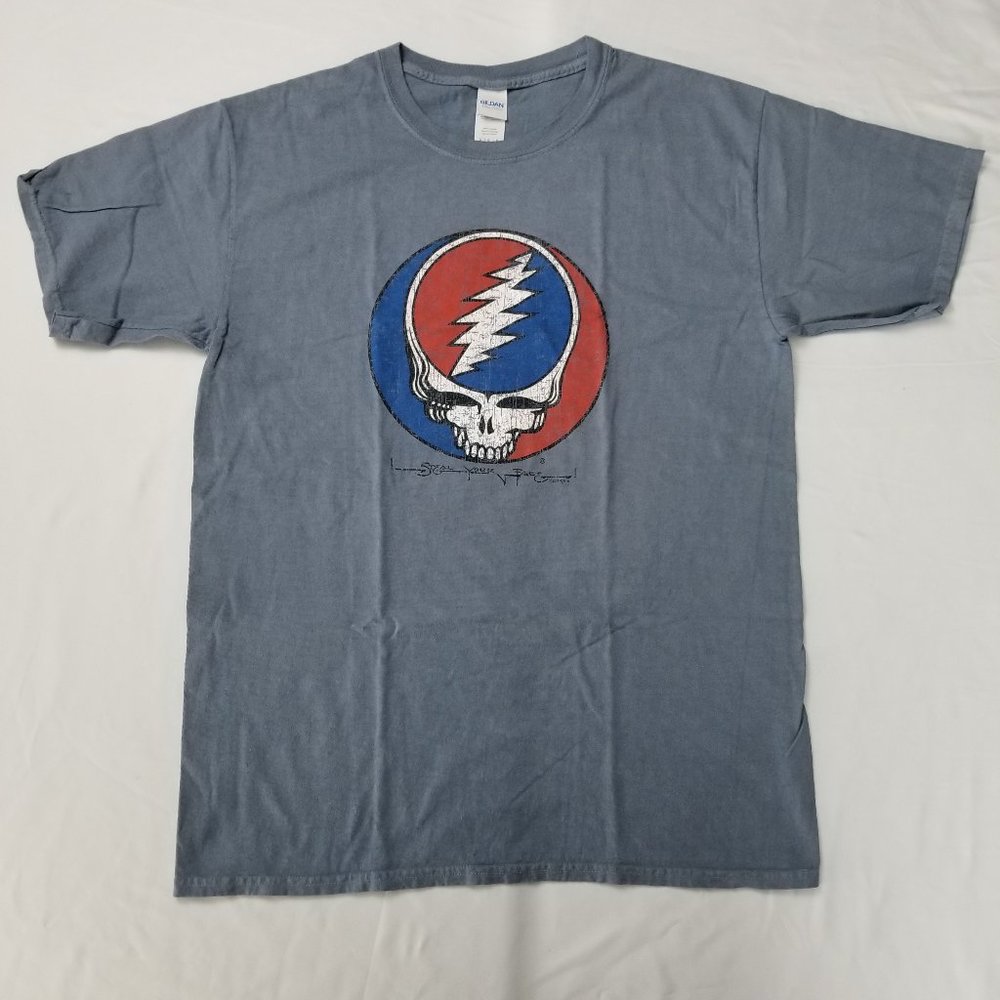 Grateful Dead Steal Your Face Distressed Print - Picture 2 of 7